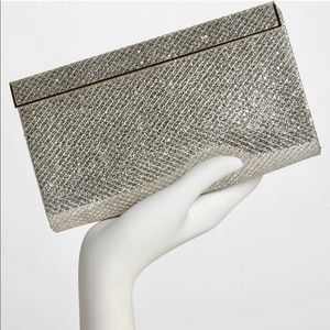 SOLD-Jimmy Choo Cayla GFS Champagne Clutch
